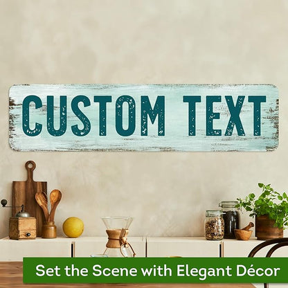 Custom Sign, Custom Street Sign, 11 Font Colors, 13 Font Styles, 4 Hole Options - Image 4