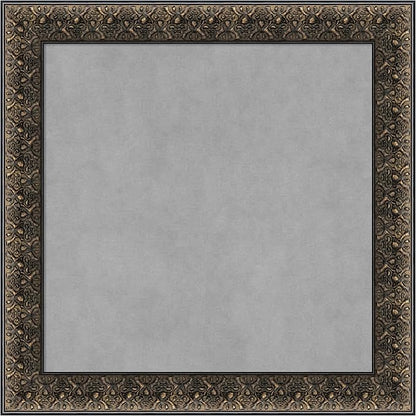 Amanti Art Black Framed Magnetic Board 25x25 Medium Vision Board by AmantiArt