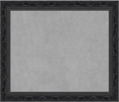 Amanti Art Black Framed Magnetic Board 24x28 Medium Vision Board by AmantiArt