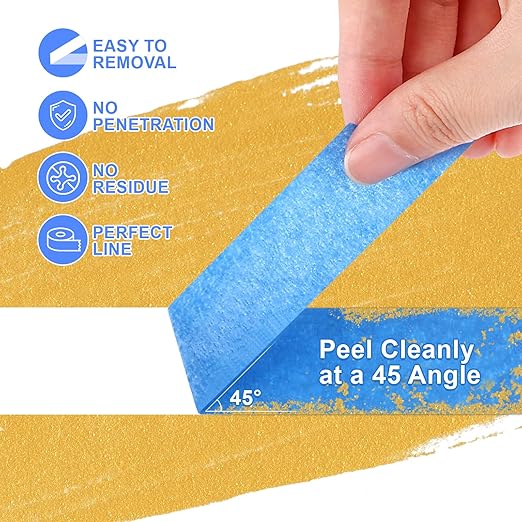 NEOACT 16 Rolls Painters Tape 2 Inch Wide, DIY Crafts, 2 Inch x 55 Yards - Image 4
