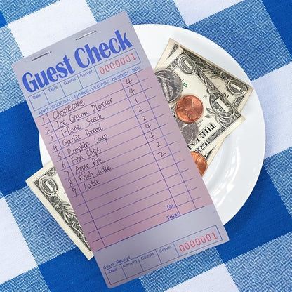 4 Pack Pink Guest Checks Books for Servers, Server Note Pads, Waiter Checkbook - Image 6