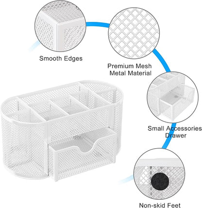 EasyPAG Mesh Pen Holder Desk Organizer - Image 4