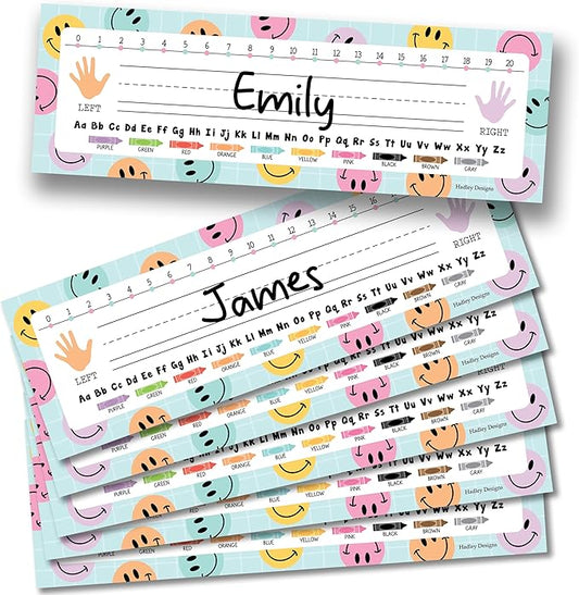 Desk Name Tags for Classroom – 36 Student Name Plates for Classroom Kindergarten by HadleyDesigns