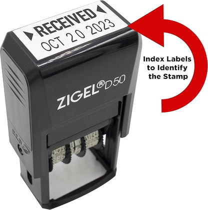 ZIGEL D50 Date Stamp with DEPOSITED - Image 5
