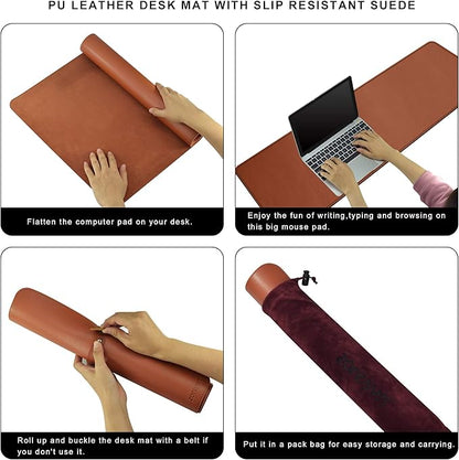 ZORESYN Waterproof PU Leather Desk Pad - Image 7