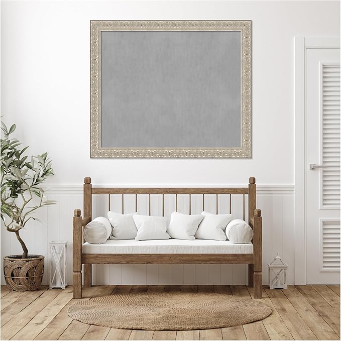 Amanti Art Silver Framed Magnetic Board 47x55 Oversize Vision Board - Image 6