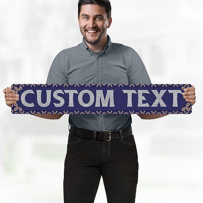 Custom Sign, Custom Street Sign, 11 Font Colors, 13 Font Styles, 4 Hole Options - Image 2