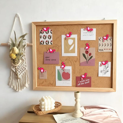 25 pcs Pink Flamingo Push Pins Cute Thumbtack Photos Wall Maps Bulletin Board - Image 5