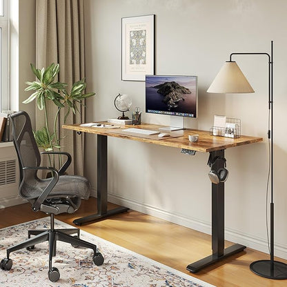 Agilestic Electric Standing Desk, Large 60 x 24 Inches Height Adjustable Desk - Image 4