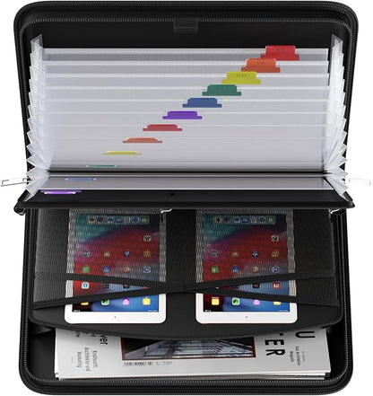 Fireproof & Waterproof Accordion File Organizer, 13-Pocket Expanding Document - Image 7