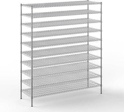 Regal Altair 24" Deep x 72" Wide x 86" Height Wire Shelving Kit | 10-Tier | NSF by Regal+Altair