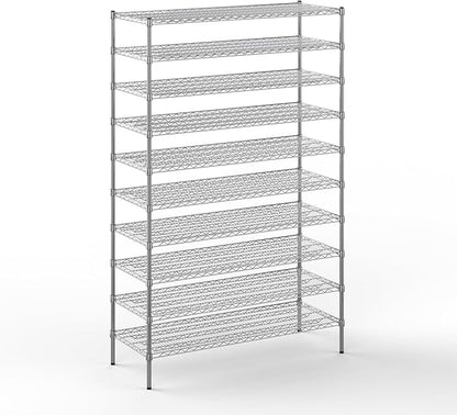 Regal Altair 21" Deep x 54" Wide x 86" Height Wire Shelving Kit | 10-Tier | NSF by Regal+Altair