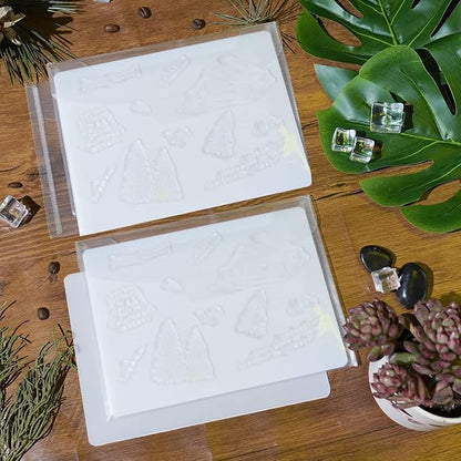 20 PCS Clear Stamps Storage Panels, Resealable Die Cut Storage Bag - Image 6