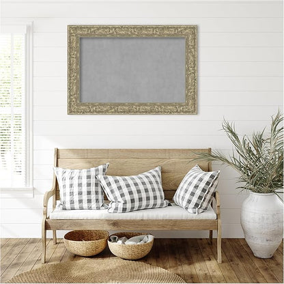 Amanti Art Silver Framed Magnetic Board 27x39 Large Vision Board - Image 5