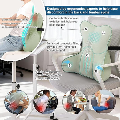 Ailuteie Ergonomic Lumbar Support Pillow – Multi-Functional Back Cushion - Image 4
