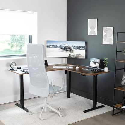 VIVO Electric Corner 63 x 55 inch L-Shaped Standing Desk, Memory Height - Image 7
