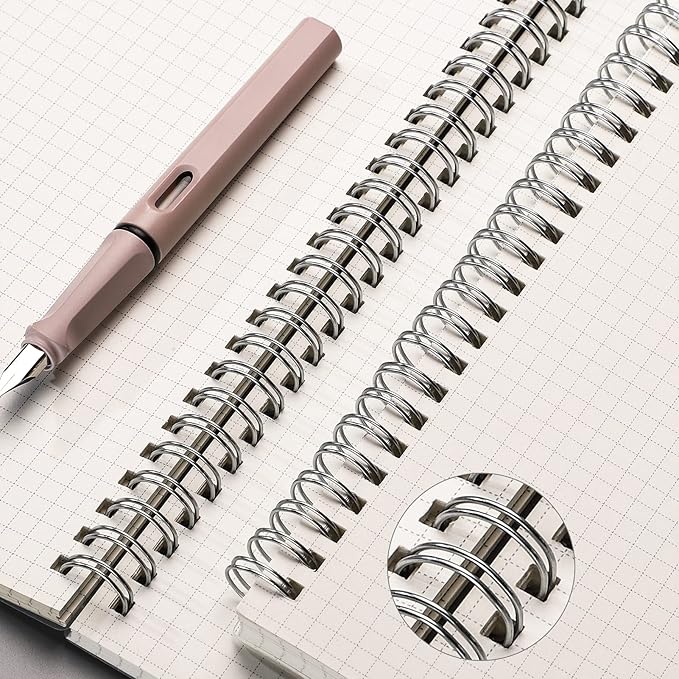 AHGXG A5 Graph Paper Notebook Spiral Spiral Journal 5.7"x 8.3", Quad Ruled - Image 3