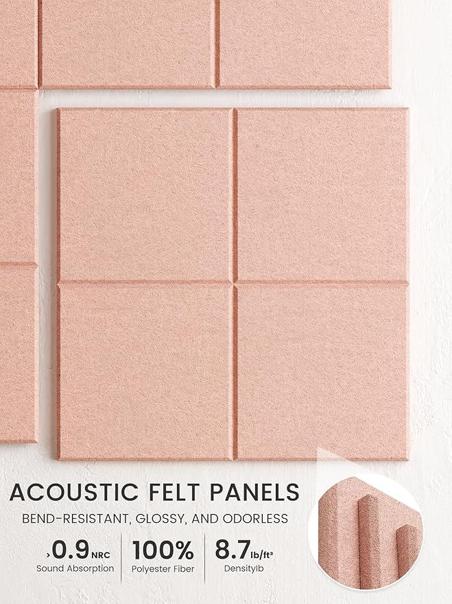 Bumusty Large Cork Board Alternative-47 x35 Felt Bulletin Board Tiles, - Image 3