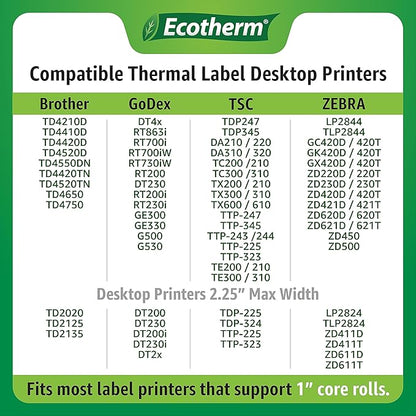 4" x 3" Thermal Labels | 6 Rolls | 5580 Labels | fits Zebra, Offnova Thermal - Image 6