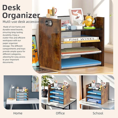 Boershun Wood Desk Organizer - Image 7