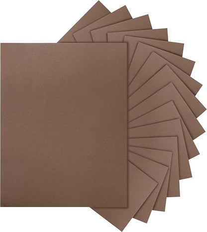Silunkia 300 Sheets Coffee Cardstock 8.5 x 11 Christmas Paper, 75lb Premium by Silunkia