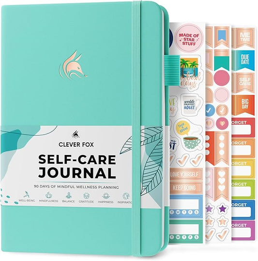 Clever Fox Self-Care Journal – Daily Reflection Notebook – Mental Health & by CleverFox