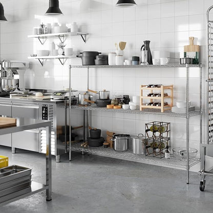 Regal Altair 18" Deep x 72" Wide x 54" Height Wire Shelving Kit | 3-Tier | NSF - Image 7