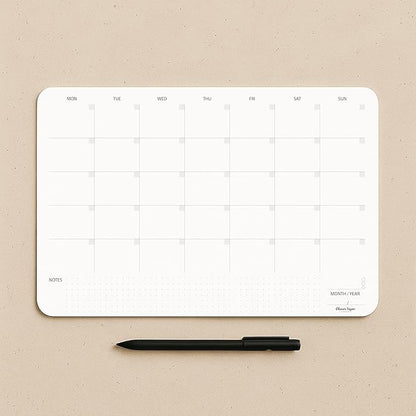 Undated Monthly Planner Notepad, Desk Calendar - Image 4