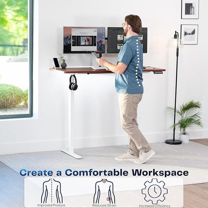 VIVO Electric 60 x 24 in Standing Desk, Memory Height Adjustment, 1B Series - Image 4