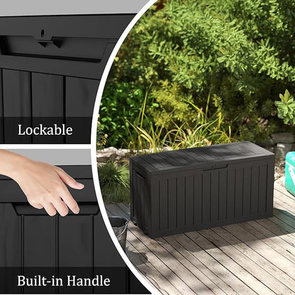 Decksplore 75 Gallon Outdoor Storage Box - Image 4