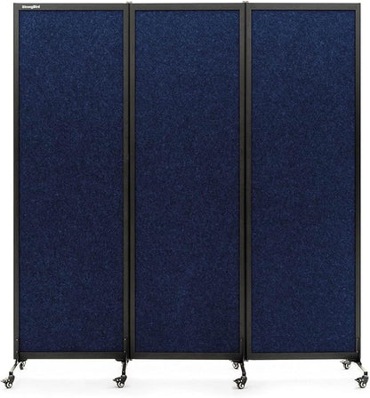 Upgrade Version Room Partition and Divider, Freestanding Rolling Dividers by StrongBird