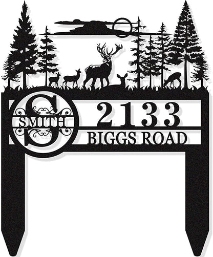 Personalized Metal Adress Sign by HYTSIGN