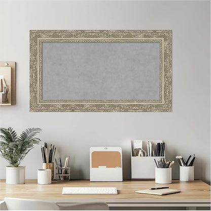 Amanti Art Silver Framed Magnetic Board 16x28 Small Vision Board - Image 6