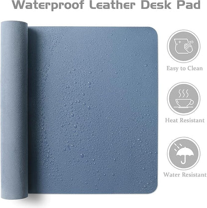 Aothia Leather Desk Pad Protector, Office Desk Mat, Large Mouse Pad, Laptop - Image 4