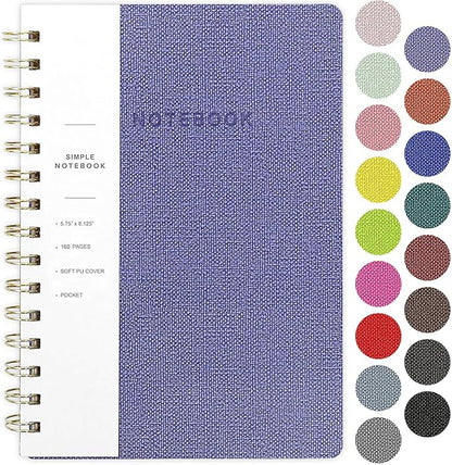 Oneirom Spiral Notebook-6.10" x 8.19" College Ruled Journal by Oneirom