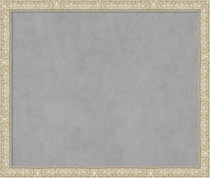 Amanti Art Silver Framed Magnetic Board 22x26 Medium Vision Board by AmantiArt