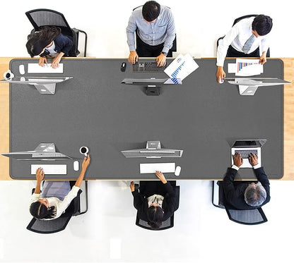 CENNBIE MAX200 78.7" x 39.4" Leather Desk Mat, Extra Large Desk Pad Blotter - Image 5