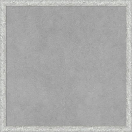 Amanti Art Silver Framed Magnetic Board 17x17 Small Vision Board by AmantiArt