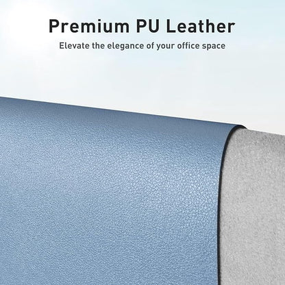 Aothia Leather Desk Pad Protector, Office Desk Mat, Large Mouse Pad, Non-Slip - Image 2