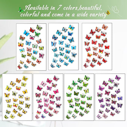 50Packs Decorative Push Pins for Cork Board Butterfly Push Pins for Board - Image 2