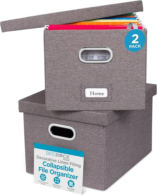 Internet's Best Collapsible File Storage Organizer by BIRDROCKHOME