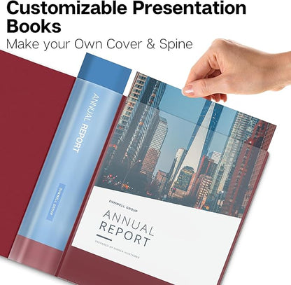 Dunwell Presentation Binder 60-Pocket, Displays 120 Pages, 8.5x11 Portfolio - Image 3