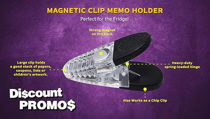 10 Magnetic Memo Holders Set - Image 3