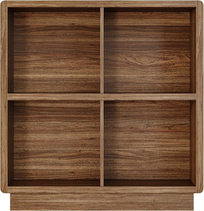 ChooChoo 4 Cube Storage Organizer, Wooden Bookcase - Image 9