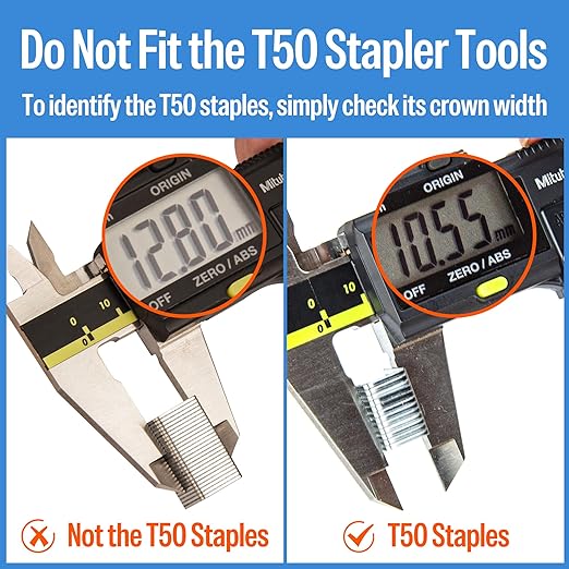 meite 21 Gauge 1/2-inch Crown Upholstery Staples, 304 Stainless Steel - Image 5