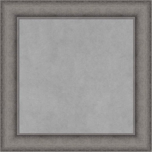 Amanti Art Grey Framed Magnetic Board 20x20 Small Vision Board by AmantiArt