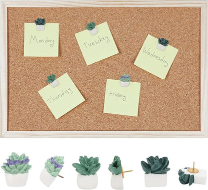 30Pcs Decorative Pushpins Succulent Plants Thumb Tacks - Image 5