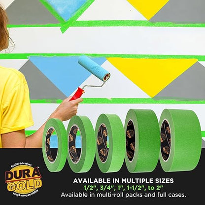 Dura-Gold Green Automotive Masking Tape 1 Inch, 3 Rolls - Image 7