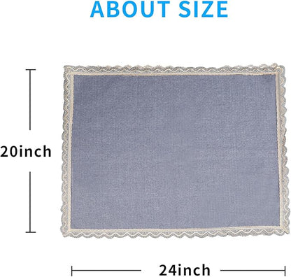 MINJIATEX Couch arm Covers, Non-Slip lace Sofa arm Covers Set of 2 Washable - Image 7