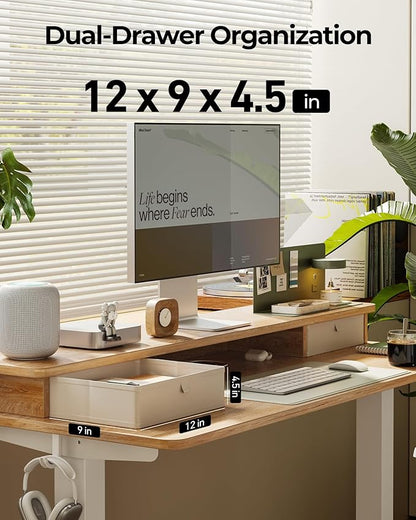 FEZIBO 48 x 24 Inch Height Adjustable Electric Standing Desk - Image 7